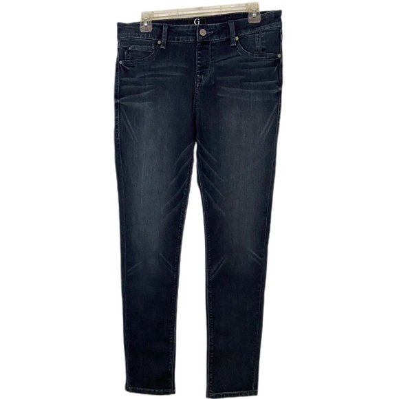 G by Giuliana Pull On Skinny Jeans in Classic Blue 3 Pocket Stretch Size Medium - Picture 1 of 12